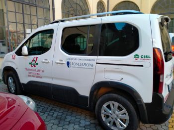 ANTEAS Alessandria inaugura la 18ma autovettura in dotazione a trasporto amico