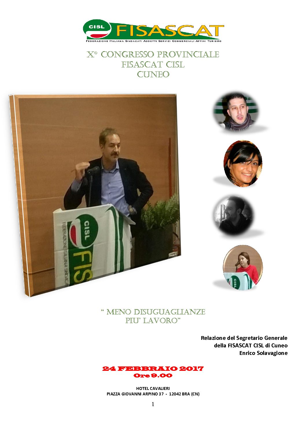 Fisascat Cisl Cuneo - X Congresso provinciale