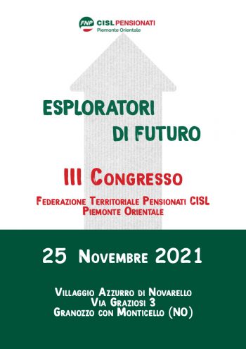 Fnp Piemonte Orientale a Congresso giovedì 25 novembre 2021