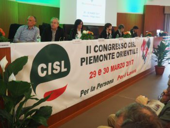 Il terzo congresso della Cisl Piemonte Orientale si svolgerà il 15 e 16 febbraio 2022