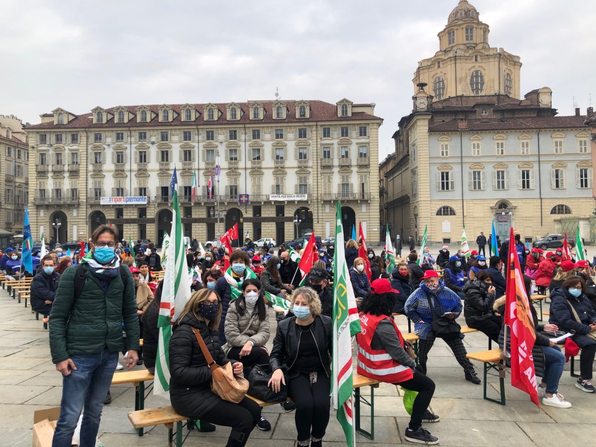 Manifestazione Multiservizi a Torino