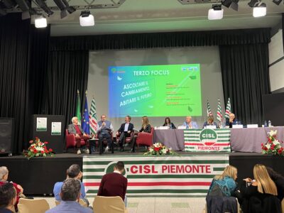 Terzo focus Assemblea organizzativa Cisl Piemonte: “Ascoltare il cambiamento, abitare il futuro”