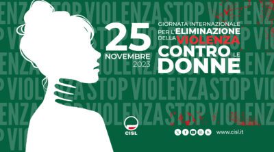 L’intervento del leader Cisl Luigi Sbarra per la Giornata Internazionale per l’eliminazione della violenza contro le donne