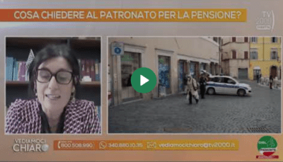 La responsabile Inas Cisl Piemonte, Cristina Barbero, a “Vediamoci Chiaro” su Tv2000