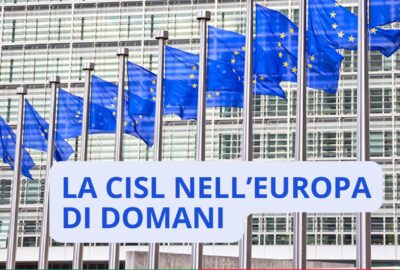 Il leader Cisl Luigi Sbarra il 7 maggio a Torino al convegno sul futuro dell’Europa della Cisl Piemonte
